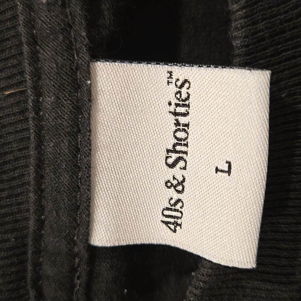 Men's 40s & Shorties Black Graphic Tee Size L - Picture 5 of 7